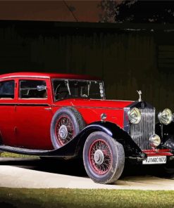 Vintage Rolls Royce Diamond Paintings