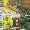 Vintage Yellowhammer Bird And Butterflies Diamond Paintings