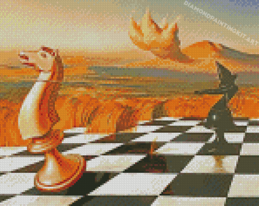 Vladimir Kush Chess Diamond Paintings