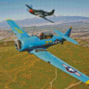 WWII Airplanes Diamond Paintings