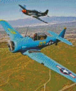 WWII Airplanes Diamond Paintings