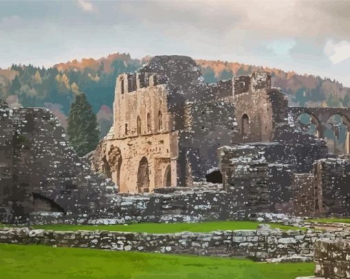 Wales Tintern Abbey Diamond Paintings