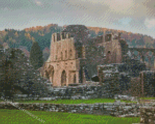 Wales Tintern Abbey Diamond Paintings