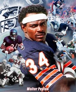 Walter Payton Player Diamond Paintings