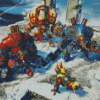 Warmachine Tactics Video Game Diamond Paintings