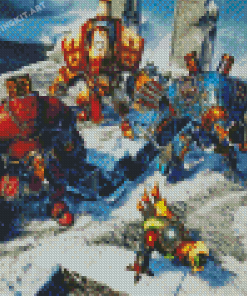 Warmachine Tactics Video Game Diamond Paintings