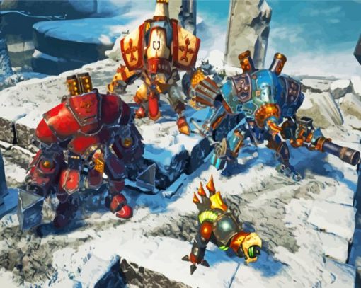 Warmachine Tactics Video Game Diamond Paintings