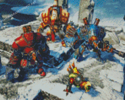 Warmachine Tactics Video Game Diamond Paintings