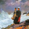 Watching The Breakers Winslow Homer Diamond Paintings