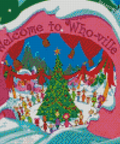 Welcome To Whoville Town Diamond Paintings