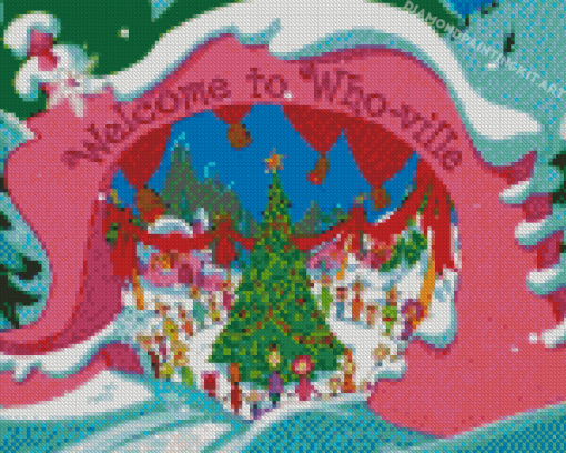 Welcome To Whoville Town Diamond Paintings