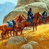 Western US Cavalry Diamond Paintings