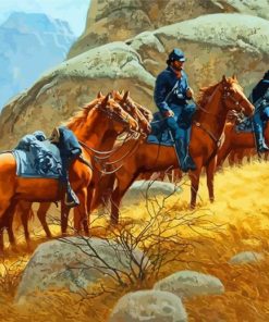 Western US Cavalry Diamond Paintings