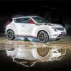 White Nissan Juke Reflection Diamond Paintings