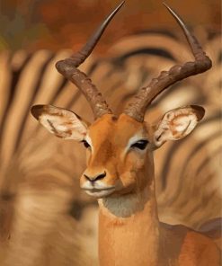 Wild Impala Animal Diamond Paintings