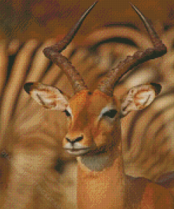 Wild Impala Animal Diamond Paintings