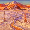 Winter Morning Charlevoix County A Y Jackson Diamond Paintings