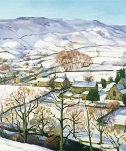 Winter Yorkshire Dales Landscape Diamond Paintings