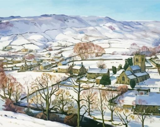 Winter Yorkshire Dales Landscape Diamond Paintings