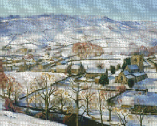 Winter Yorkshire Dales Landscape Diamond Paintings