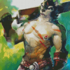 Wolf Warrior Art Diamond Paintings