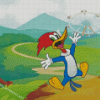 Woody Woodpecker Bird Diamond Paintings