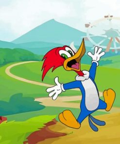 Woody Woodpecker Bird Diamond Paintings