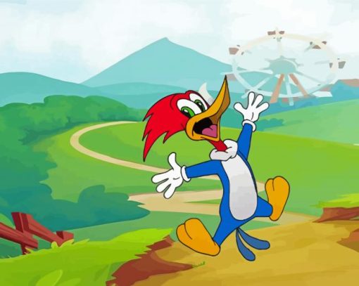 Woody Woodpecker Bird Diamond Paintings