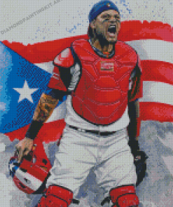 Yadier Molina Baseball Catcher Diamond Paintings