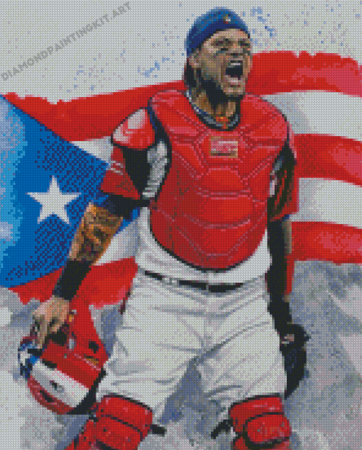 Yadier Molina Baseball Catcher Diamond Paintings