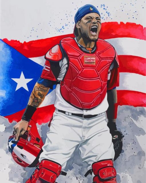 Yadier Molina Baseball Catcher Diamond Paintings