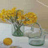 Yellow Freesia Flowers Diamond Paintings