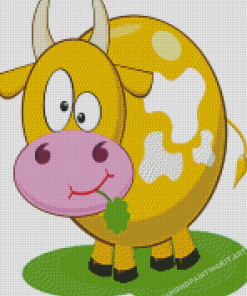 Yellow Cow Diamond Paintings