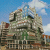 Zaandam Netherlands Buildings Diamond Paintings