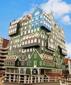 Zaandam Netherlands Buildings Diamond Paintings