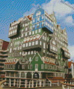 Zaandam Netherlands Buildings Diamond Paintings