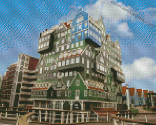 Zaandam Netherlands Buildings Diamond Paintings