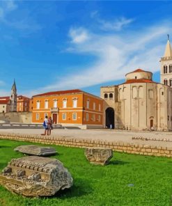 Zadar City Buildings Diamond Paintings