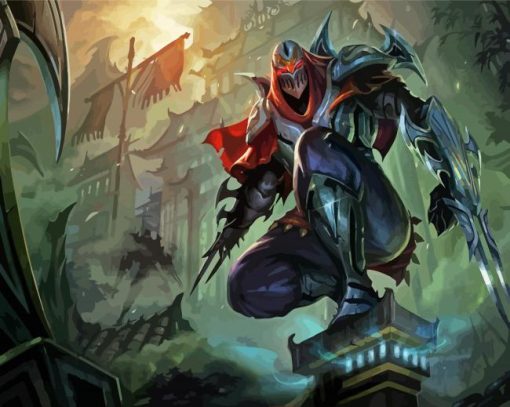 Zed League Of Legends Diamond Paintings