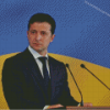 Zelensky Ukraine President Diamond Paintings