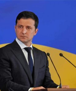 Zelensky Ukraine President Diamond Paintings