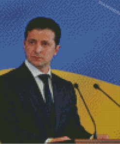 Zelensky Ukraine President Diamond Paintings