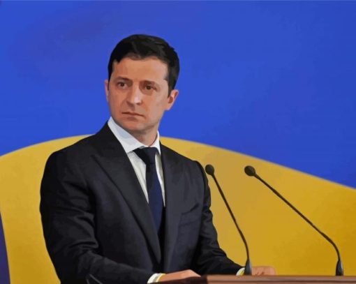 Zelensky Ukraine President Diamond Paintings