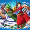 Zoro Luffy D Monkey Diamond Paintings