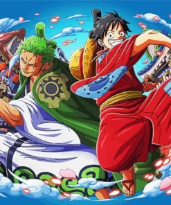 Zoro Luffy D Monkey Diamond Paintings