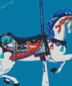 Aesthetic Carousel Horse Diamond Paintings