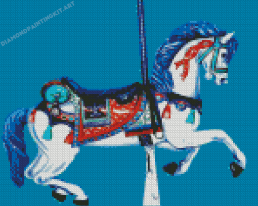 Aesthetic Carousel Horse Diamond Paintings