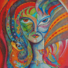 Aesthetic Cubist Face Diamond Paintings