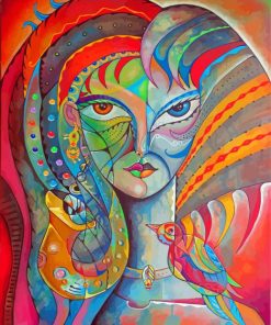 Aesthetic Cubist Face Diamond Paintings