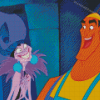 Aesthetic Emperors New Groove Diamond Paintings